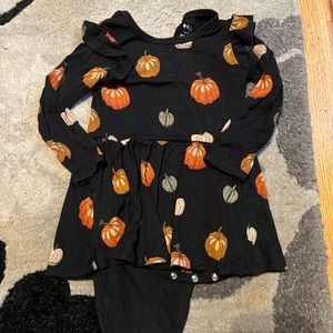 Pumpkin twirl body suit